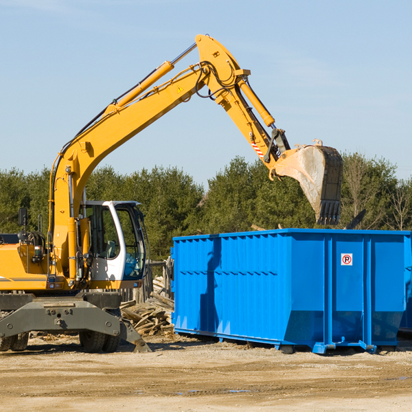 how many times can i have a residential dumpster rental emptied in Groom Texas